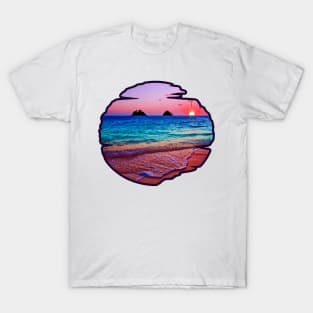 beautiful hawaii beach sunset T-Shirt